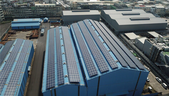 嘉義市工業廠房-屋頂型平舖式建置
